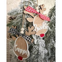  Personalized Reindeer Ornament | Christmas Ornament