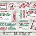  Personalized Christmas Stickers | Santa | North pole 