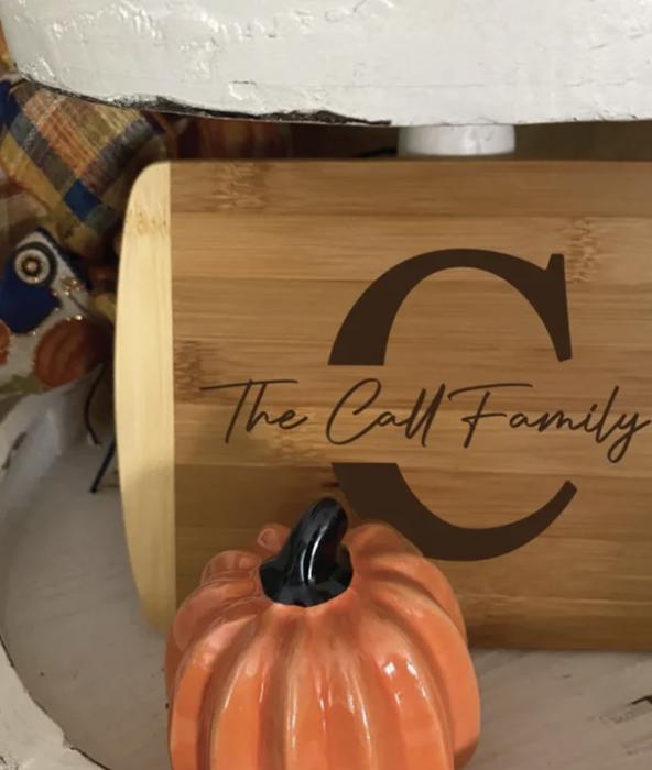 Personalized Engraved Mini Cutting Board - Free Shipping