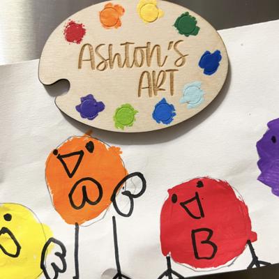 Personalized Kids Artwork Magnet