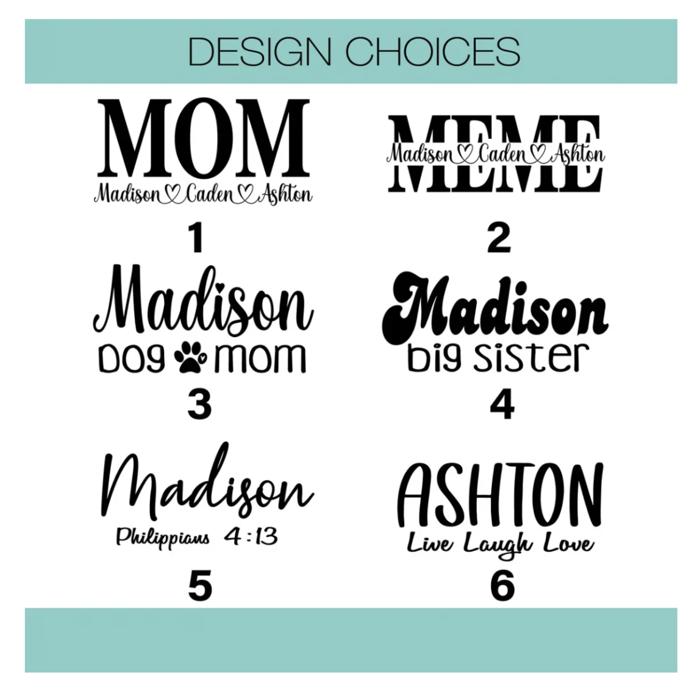 Personalized Mirrored Acrylic Keychain 