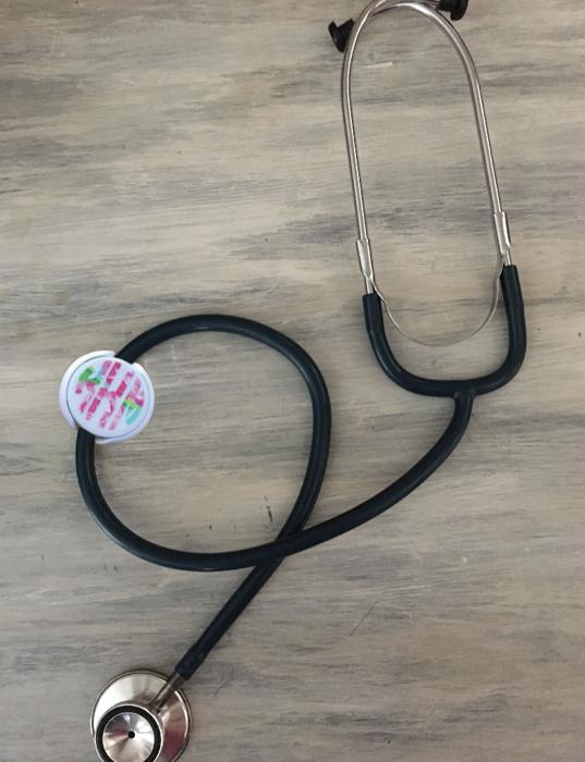 Personalized Stethoscope Clips | Monogram 