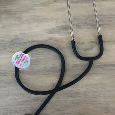 Personalized Stethoscope Clips | Monogram 