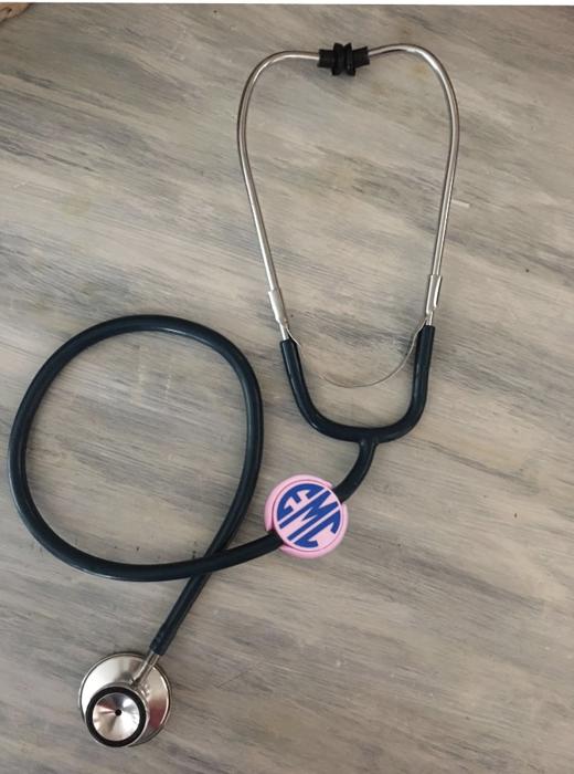 Personalized Stethoscope Clips | Monogram 