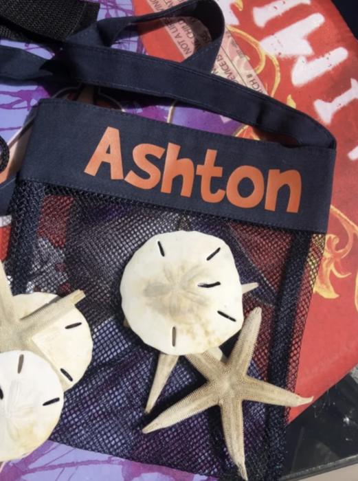 Personalized Beach Mesh Shell Bags