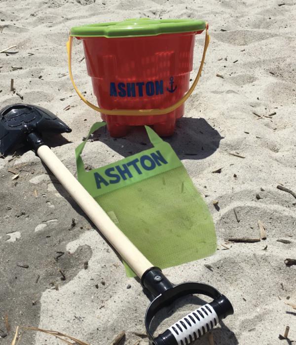 Personalized Beach Mesh Shell Bags