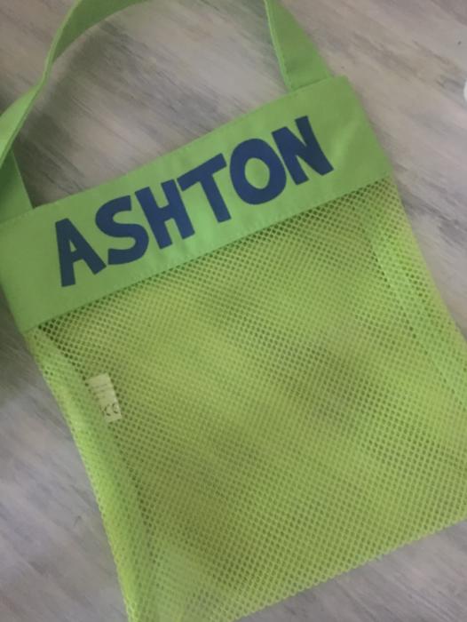 Personalized Beach Mesh Shell Bags