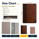  Custom ESV Dark Brown Compact Size Personalized Holy Bible Medium Print