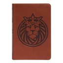  Custom KJV Brown Standard Size Kids Personalized Holy Bible Large Print | Royal Lion
