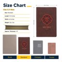 Custom KJV Brown Standard Kids Personalized Holy Bible Large Print  | Lion