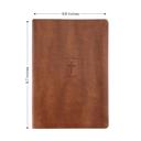  Custom NIV Brown Standard Size Thinline Personalized Holy Bible Large Print