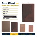  Custom KJV Walnut Brown Standard Size Deluxe Personalized Holy Bible Medium Print