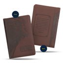  Custom KJV Walnut Brown Standard Size Deluxe Personalized Holy Bible Medium Print