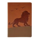 Custom KJV Brown Standard Size Kids Personalized Holy Bible Medium Print | Regal Lion