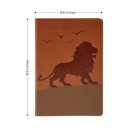  Custom KJV Brown Standard Size Kids Personalized Holy Bible Medium Print | Regal Lion
