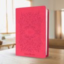  Custom NLT Pink Standard Size Personalized Holy Bible Medium Print | Vine