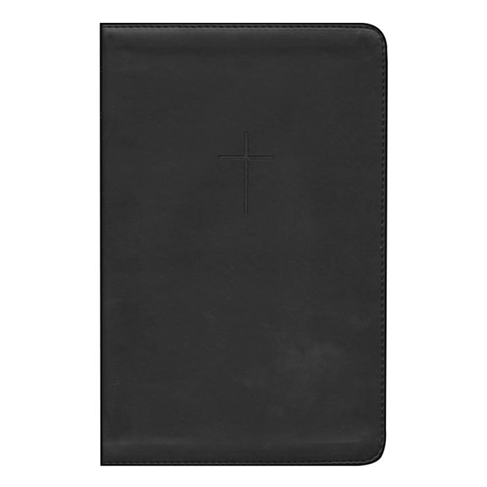 Custom NLT Black Standard Size TruTone Personalized Holy Bible Small Print