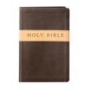  Custom NLT Brown Tan Standard Size Personalized Holy Bible Small Print