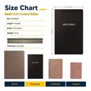  Custom KJV Black Standard Size Personalized Holy Bible Small Print