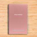  Custom KJV Pink Standard Size Personalized Holy Bible Small Print