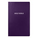  Custom KJV Purple Standard Size Personalized Holy Bible Small Print