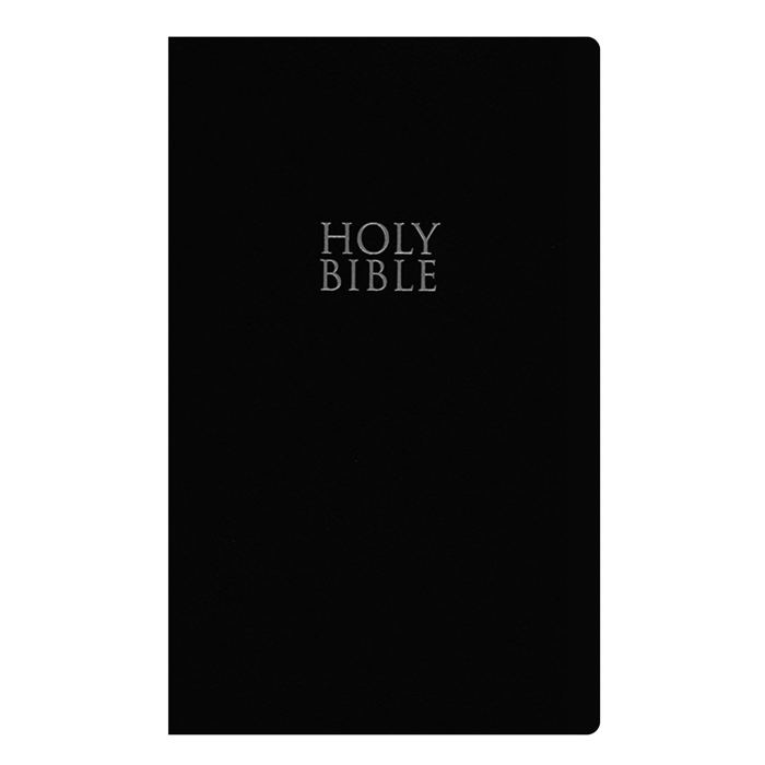 Custom NIV Black Standard Size Personalized Holy Bible Small Print
