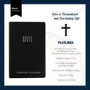  Custom NIV Black Standard Size Personalized Holy Bible Small Print