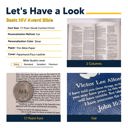  Custom NIV Blue Standard Size Personalized Holy Bible Small Print