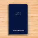  Custom NIV Blue Standard Size Personalized Holy Bible Small Print