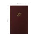  Custom NIV Burgundy Standard Size Personalized Holy Bible Small Print