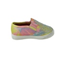 Pink Tie Dye 4 Toddler Toddler/Baby Girls Rhinestone Flat Slip On Sneakers