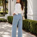  Annabella Relaxed Denim Pants with Drawstring Waist | New Summer Arrival | Women's Pants