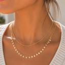  Catalina Double Layered Chain Necklace | Layering Necklace | Women's Jewelry | Trendy Gold Necklace