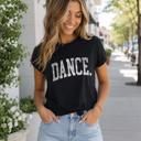  DANCE Graphic Tee | Women's Black and White T-Shirt | Dance Mom | Dance Lover | Cotton Tee