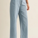  Annabella Relaxed Denim Pants with Drawstring Waist | New Summer Arrival | Women's Pants