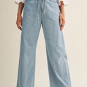  Annabella Relaxed Denim Pants with Drawstring Waist | New Summer Arrival | Women's Pants