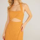  Ashlee Cut-Out Halter Mini Dress | Summer New Arrival | Mandarin Orange Dress | Vacation Dress | Wedding Guest Dress