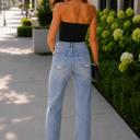  Blake High Rise Distressed Dad Jean | Denim | Wide Leg | Fall Jeans | Light Wash