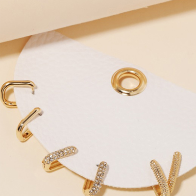 Carlton Mini Hoop Earrings Set | Set of Women's Three Hoops | Women's Mini Hoops and Huggies