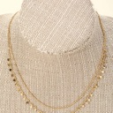  Catalina Double Layered Chain Necklace | Layering Necklace | Women's Jewelry | Trendy Gold Necklace