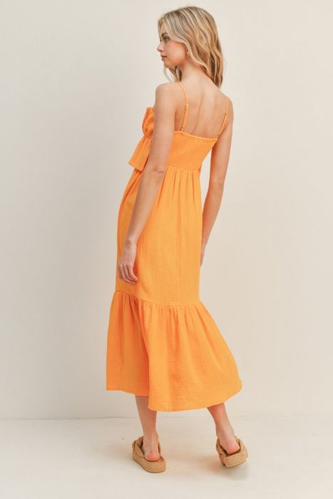 Deena Ruffle Bust Midi Dress | Summer New Arrival | Yellow | Wedding Guest Dress | Vacation Dress