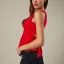  Hope Back-Tie Tank Top | New Summer Arrivals | Women's Trendy Red Shirt