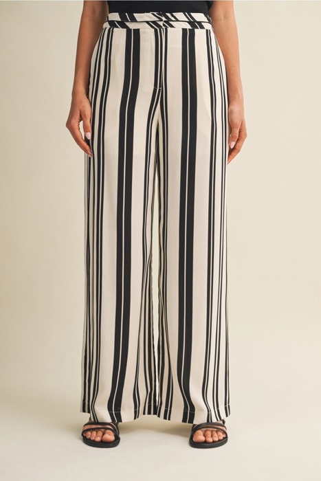 Jetta Striped Wide-Leg Pants | Women's Bottoms | Summer New Arrival