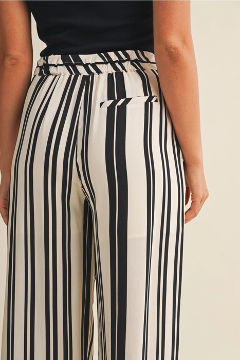 Jetta Striped Wide-Leg Pants | Women's Bottoms | Summer New Arrival