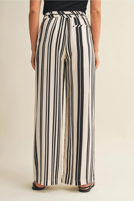 Jetta Striped Wide-Leg Pants | Women's Bottoms | Summer New Arrival