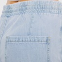  Julia KanCan High Rise Elastic Band Flare Jeans | Women's Cotton Lightweight Rope Drawstring Bottoms | Comfortable and Trendy | Summer Pants