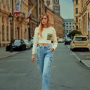  Kadence High Rise Wide Leg Skater Jeans | Women's Cotton Comfy Trendy Jeans | Medium Wash | Cargo Style | Summer Pants