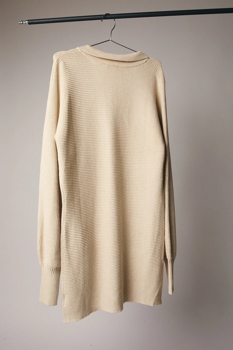 Kristin Collared Sweater Dress | Women's Fall and Winter Fashion | Thanksgiving and Holiday Outfit Inspo | Neutral | Long Sleeves | Mini | Layering