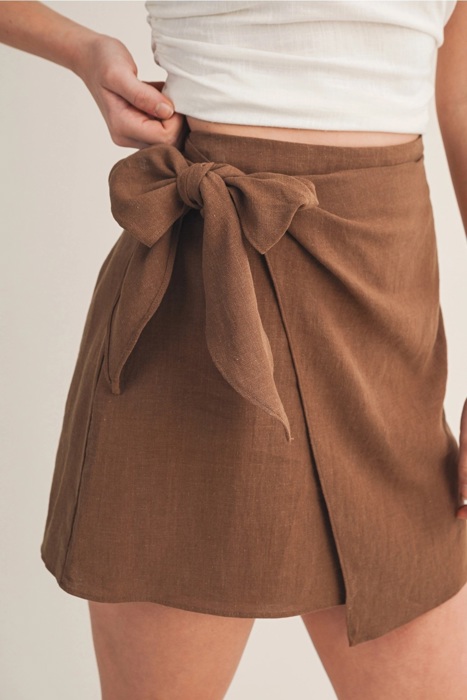 Macy Tie Waist Wrap Skort | Women's Style | New Summer Arrival
