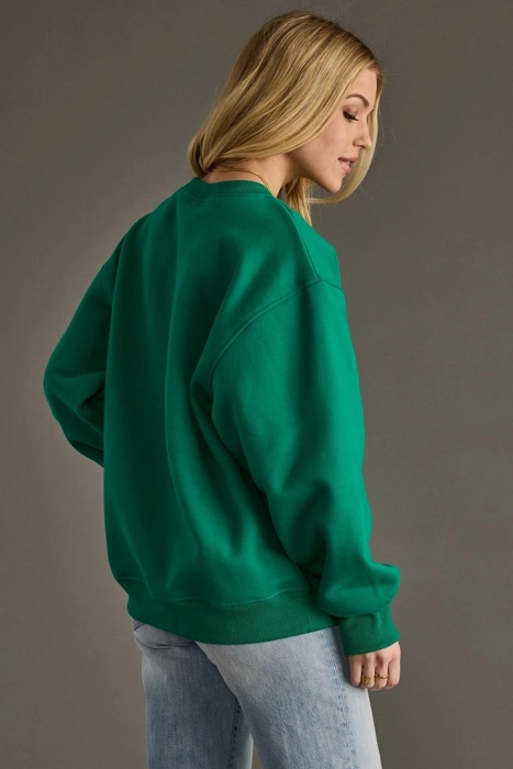 Merry Graphic Sweatshirt | Red or Green Women's Pullover Tops | Christmas Holiday Festive Winter Fashion | Crewneck | Long Sleeve